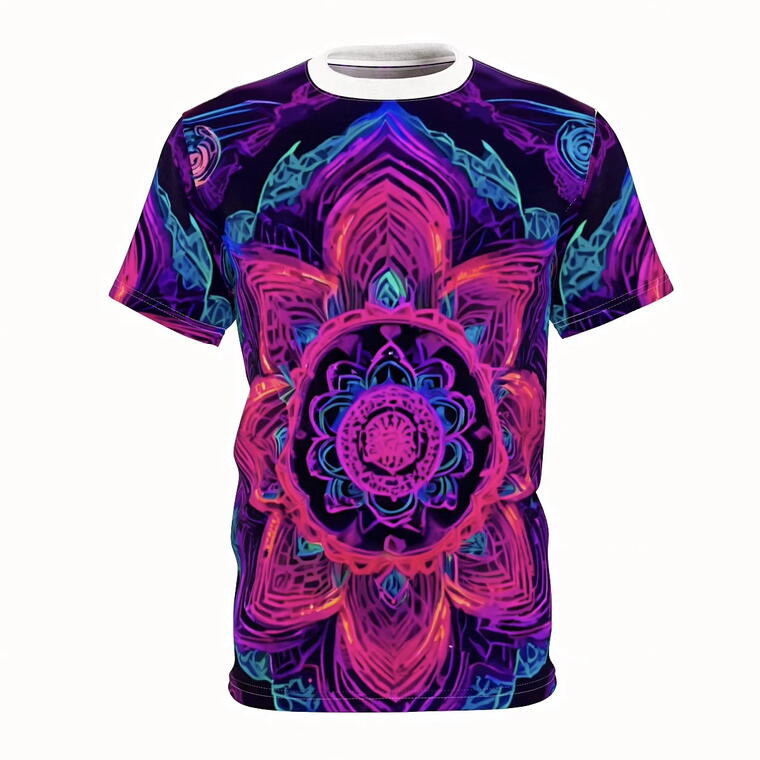 Neon Mandala All over Printed