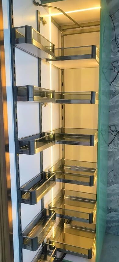 Glass Pantry (with bidding) 12X450mm (BG015)