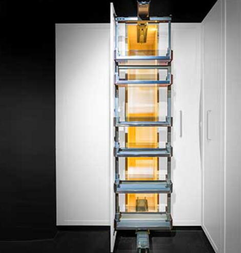 Glass Tall Unit Rotating 400mm (BG021)