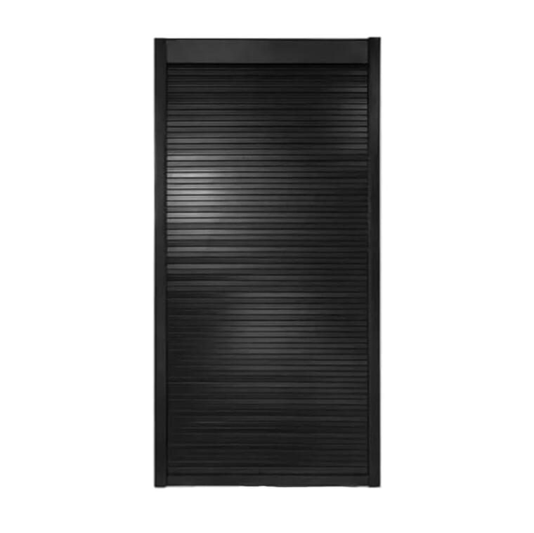 PVC Rolling Shutter Black (450X1320mm &amp; 600X1320mm) (BG035)