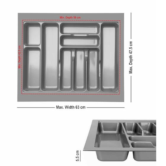PVC Cutlery Tray 700mm (BG048)