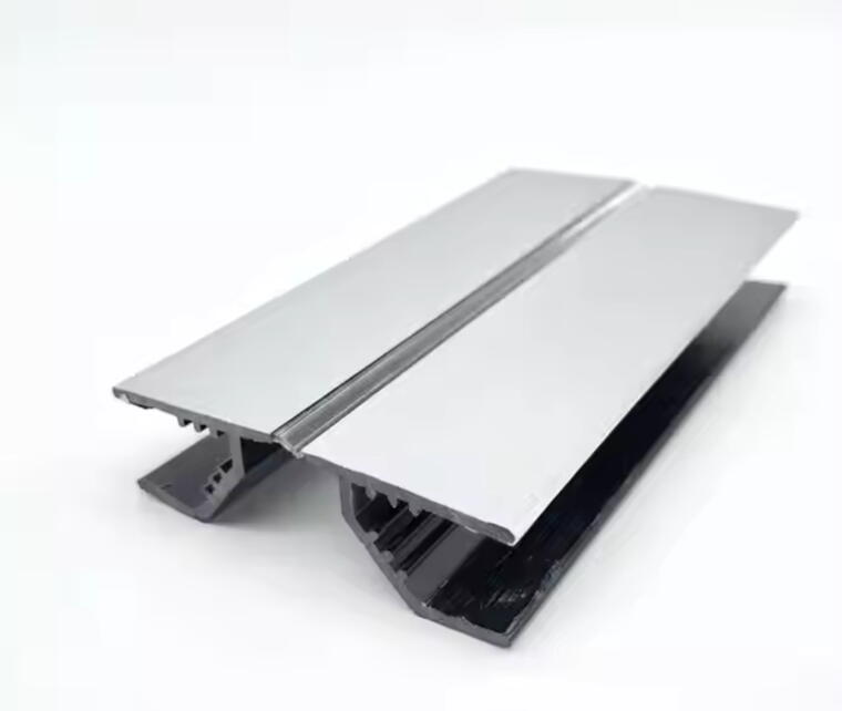 Skirting Flexible Connector Silver/Black 150mm (BG056)