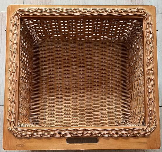 Wooden Wicker Basket 600X6&#34; (BG096)