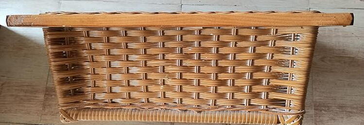 Wooden Wicker Basket 600X6" (BG096)
