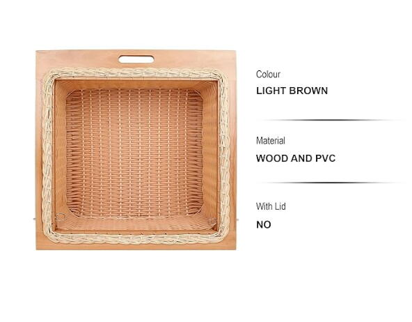 PVC Wicker Baskets 600X8" (BG091)