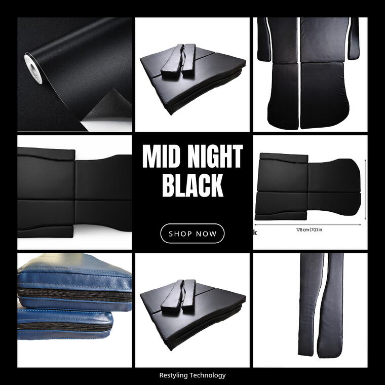 Dark Black | Premium Varient| Foldable Car Bed | XUV 700 7STR