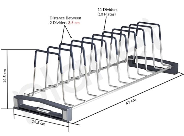 Rubber Coated Wire Plate Fitment 108