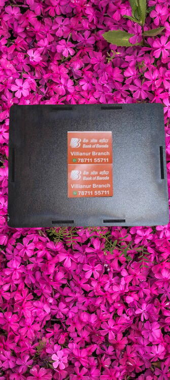 WOODEN MONEY SAVING BOX 