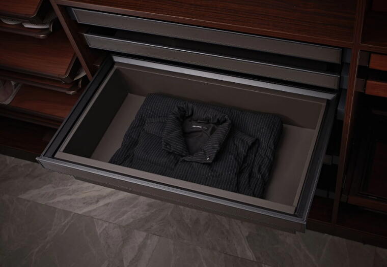 Leather Storage Basket 900mm (BG0297)