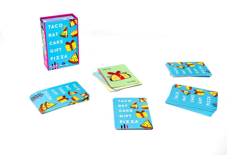 Taco Hat Cake Gift Pizza, Card Game, Ages 7+, 2-8 Players