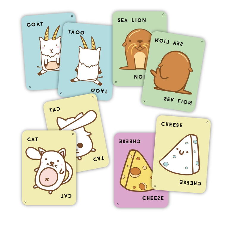 Taco Back Goat Cheese Pizza Card Game, Family Party Game, Ages 8+