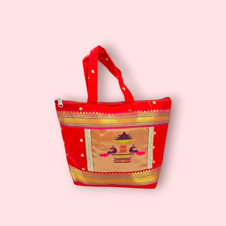 PAITHANI PURSE - D2 - PACK OF 1