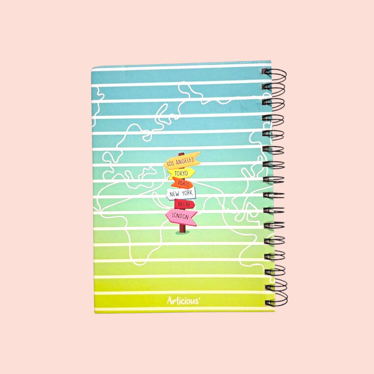 PRINTED SPIRAL DIARY D2 - HARD COVER - PACK OF 1