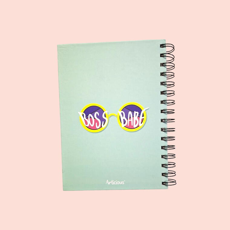 PRINTED SPIRAL DIARY D4 - HARD COVER - PACK OF 1