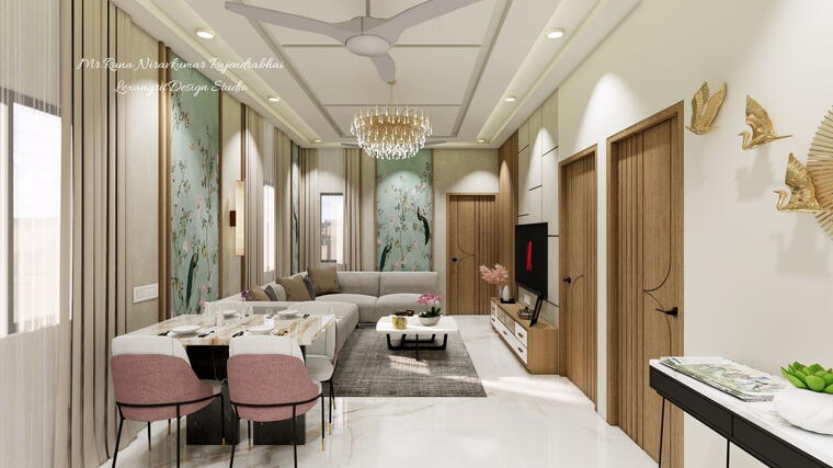 Attached: Living &amp; dinning