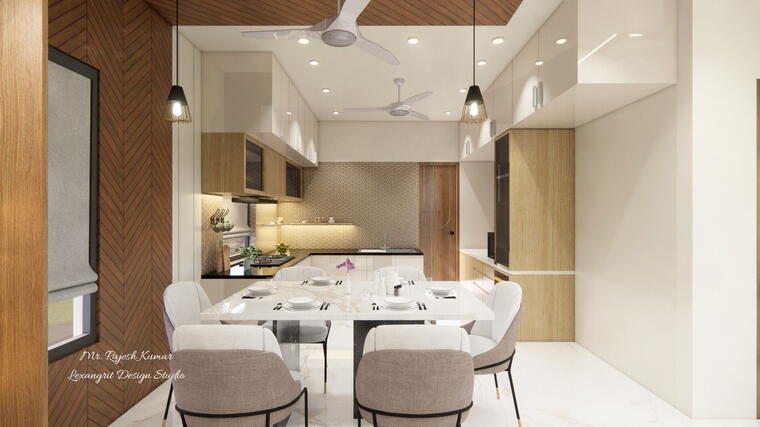 Attached: Dinning & Kitchen design