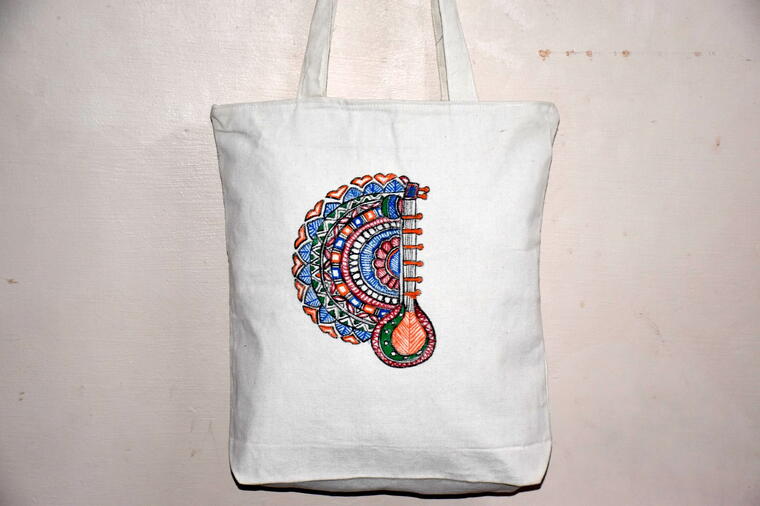 Sargam Tote Bag - Let your style sing.