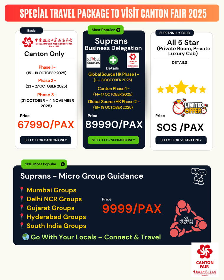 5️⃣ Exclusive Plan with Mr Suprans( Hongkong &amp; China)