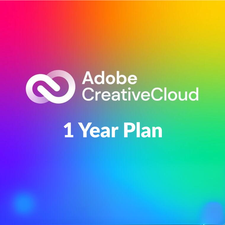 Adobe creative cloud 1 Year Plan