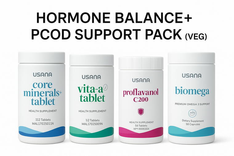 HORMONE BALANCE+PCOD SUPPORT PACK (VEG)