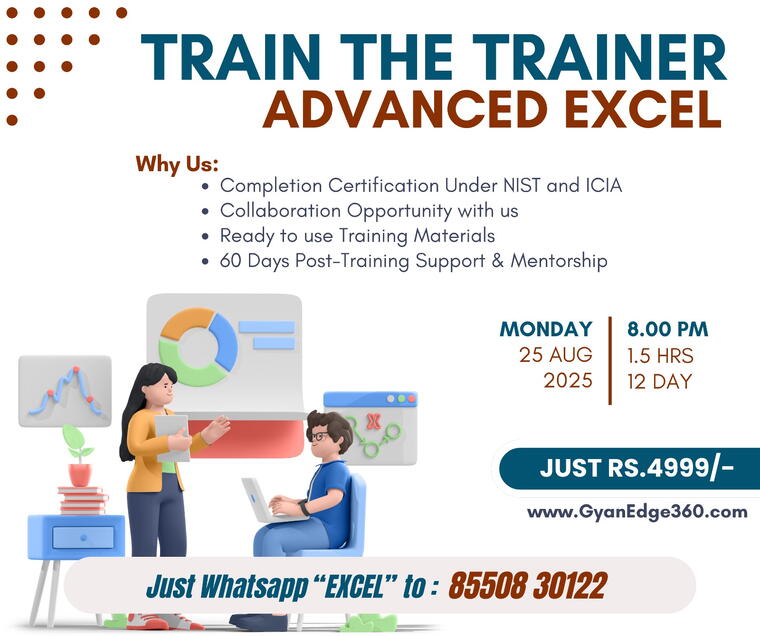 Train The Trainer : Advanced Excel