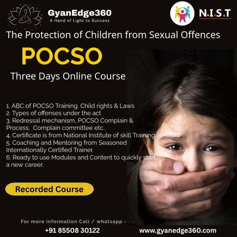 POCSO Trainer Certification Course (NIST: Recorded)
