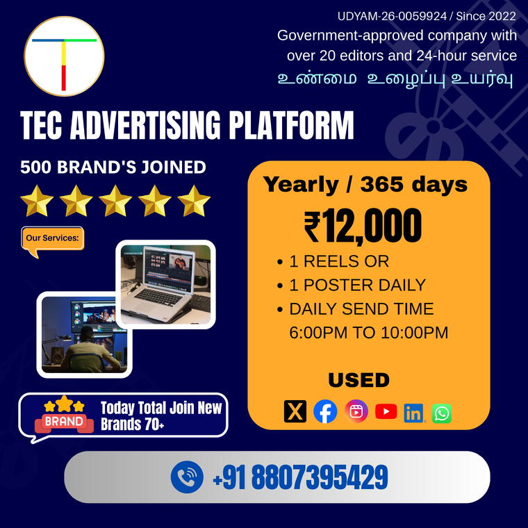 TEC EDITING PACKAGE YEARLY 