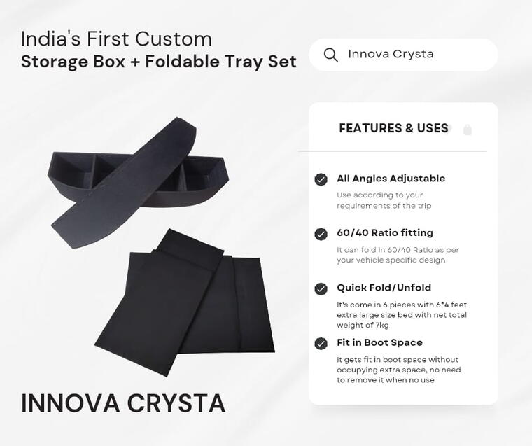 Accessories | INNOVA CRYSTA 8 STR | 1 Storage Box + 2 Ply Set