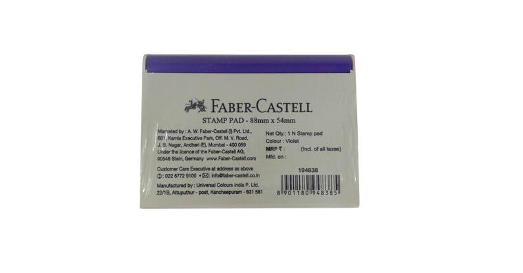 FABER CASTELL STAMP PAD-SMALL-BLUE
