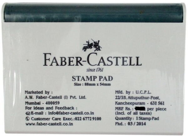 FABER CASTELL STAMP PAD-SMALL-GREEN