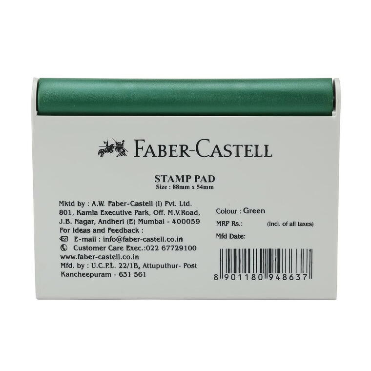 FABER CASTELL STAMP PAD-SMALL-GREEN