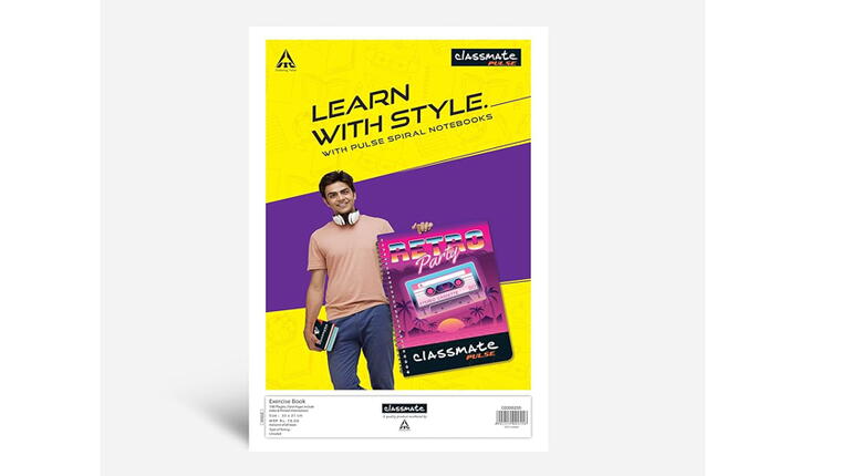 CLASSMATE LONG BOOK UNRULED(172 PGS)