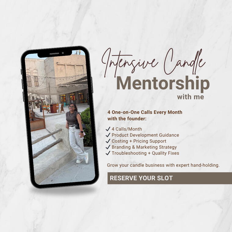 Monthly Candle Business Mentorship – 4 Calls/Month