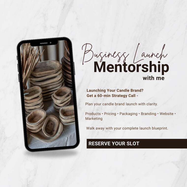 Business Launch Strategy Call (For New Candle Makers)