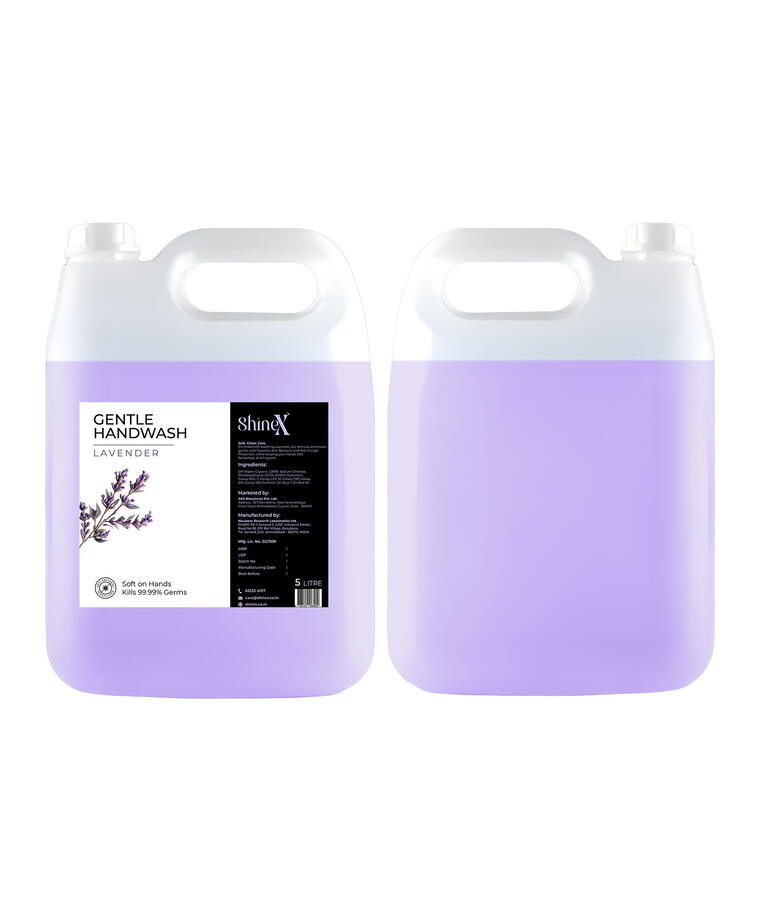 ShineX Premium Moisturizing Lavender Handwash 5L - FREE Delivery in Gujarat