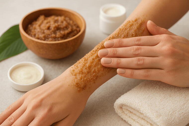 Skin Lightening Scrub (30 min)