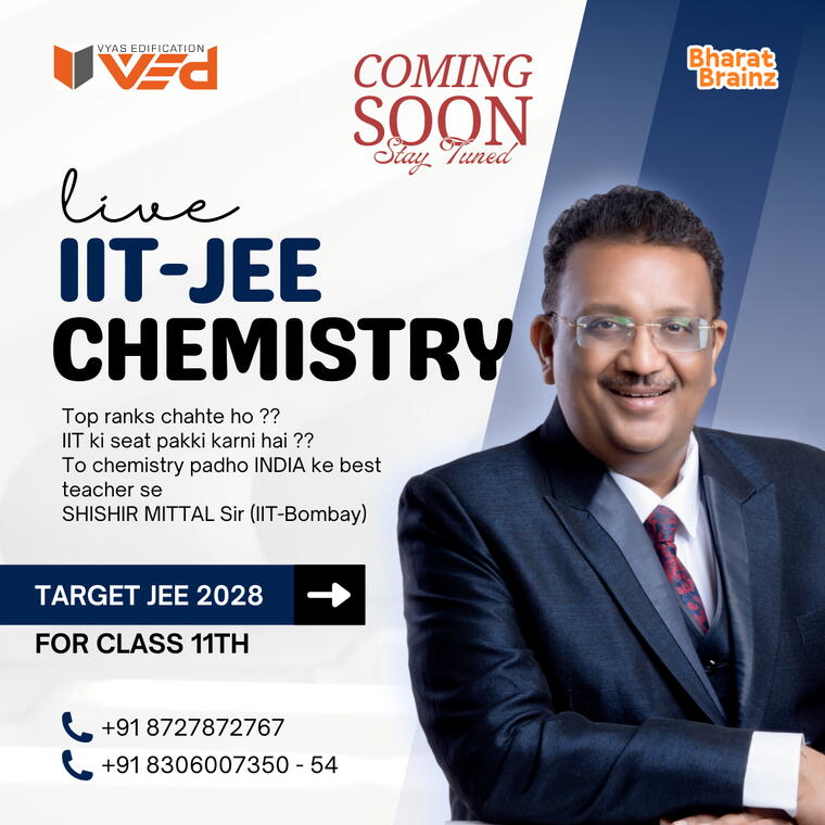 LIVE IIT-JEE Chemistry for JEE 2028 - For 11th Class moving students