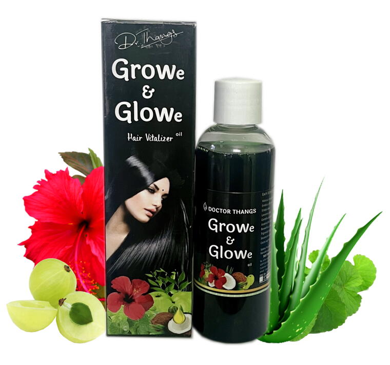 Growe &amp; Glowe Hair Oil 100ml 