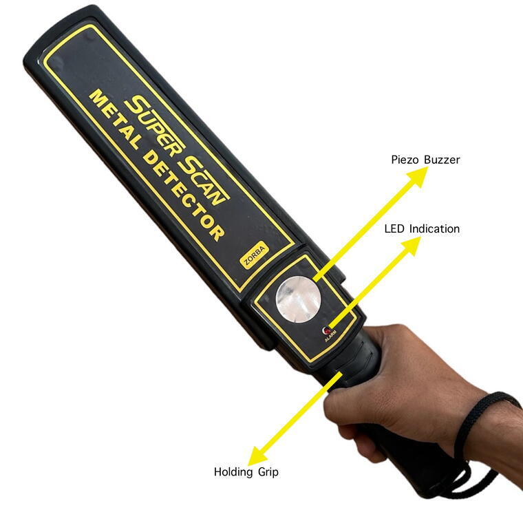 Hand Held Metal Detector SuperScan (Pack of 10 Pcs.)