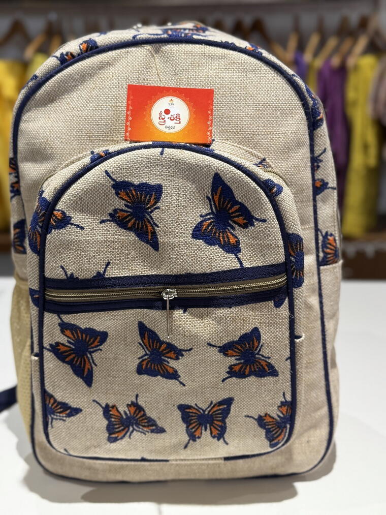 Oxford Handmade College  with laptop carry case Jute Bag