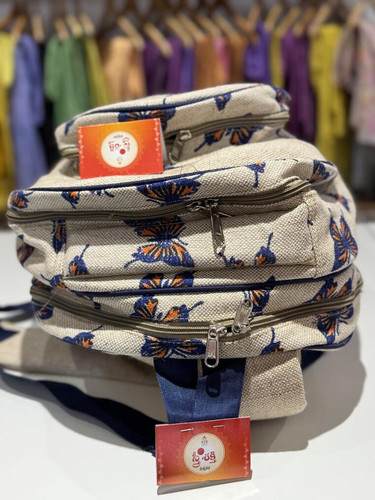 Oxford Handmade College  with laptop carry case Jute Bag