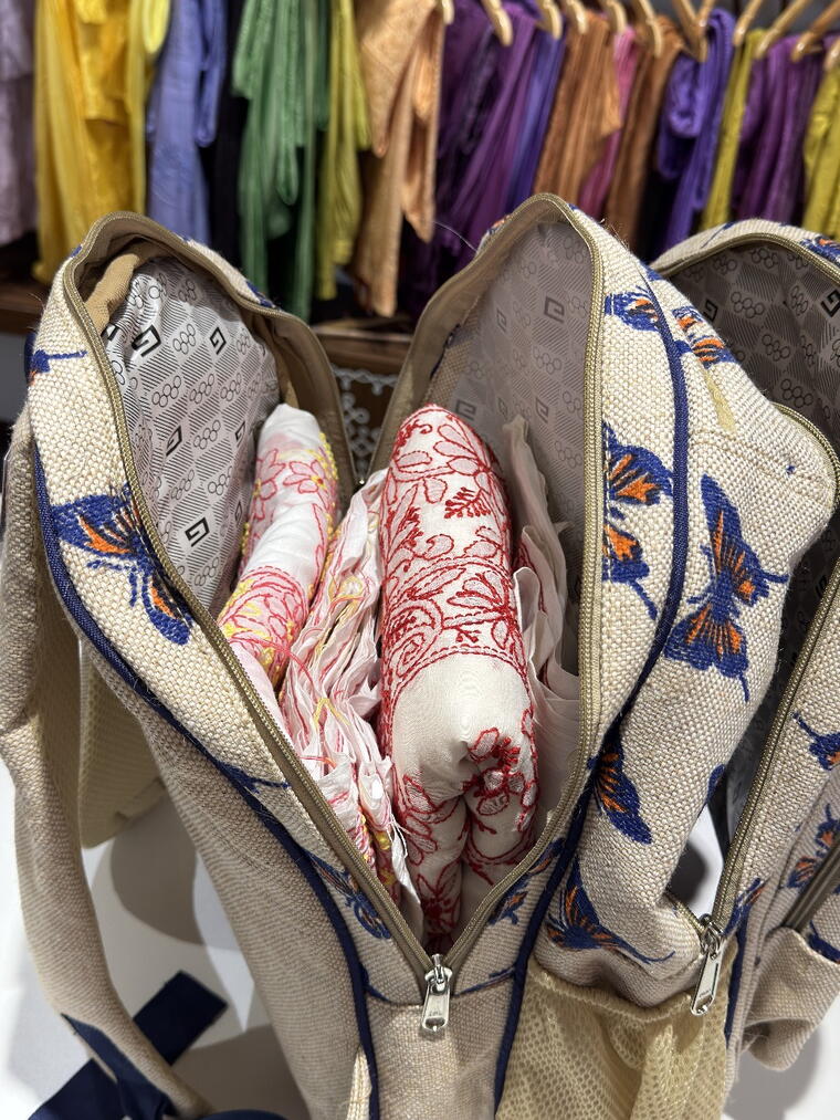 Oxford Handmade College  with laptop carry case Jute Bag