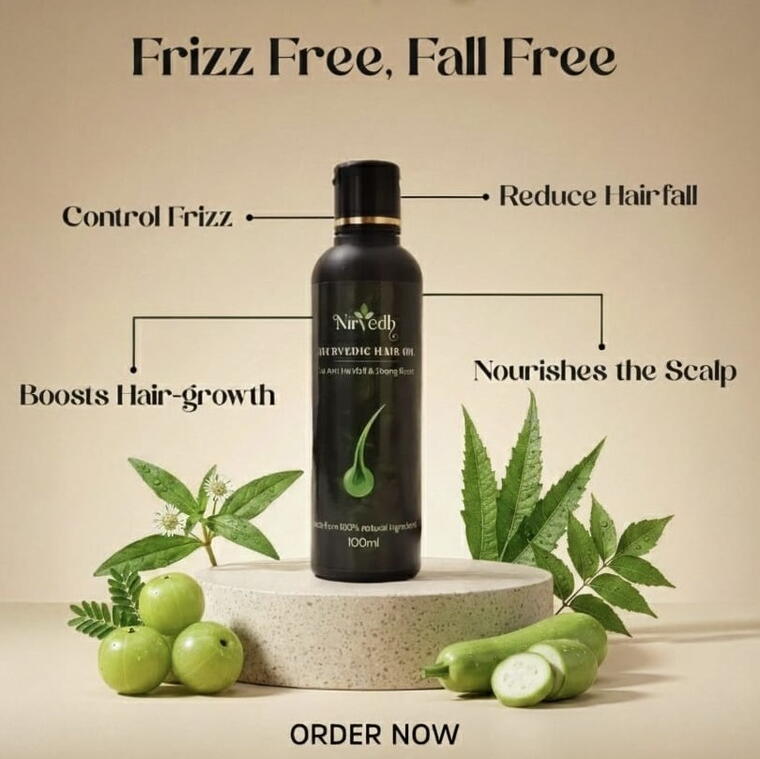 	Nirvedh Ayurvedic Hair Oil - 200 ml