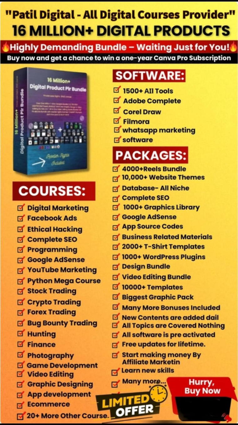 Patil Digital India's Digital ELearning ALL In One Bundle