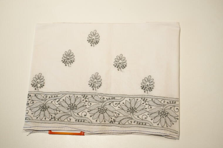 Pure Cotton Chikankari Thread Work Blouses.White Colour.