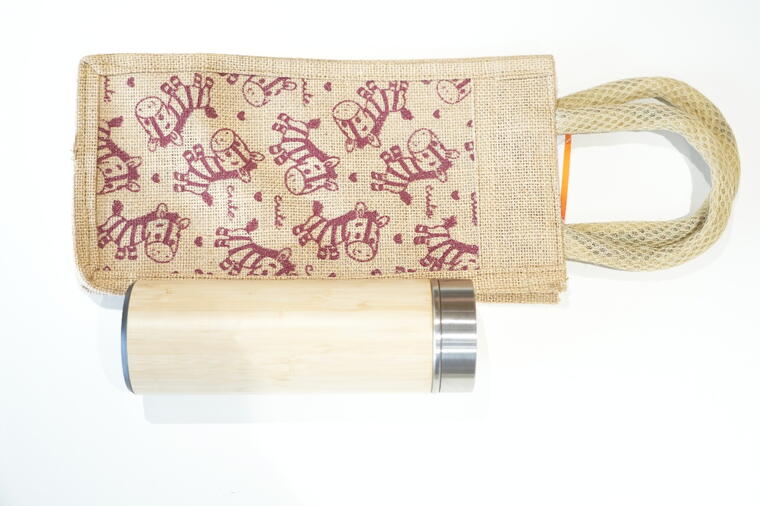 Watter Bottle Jute Bag.