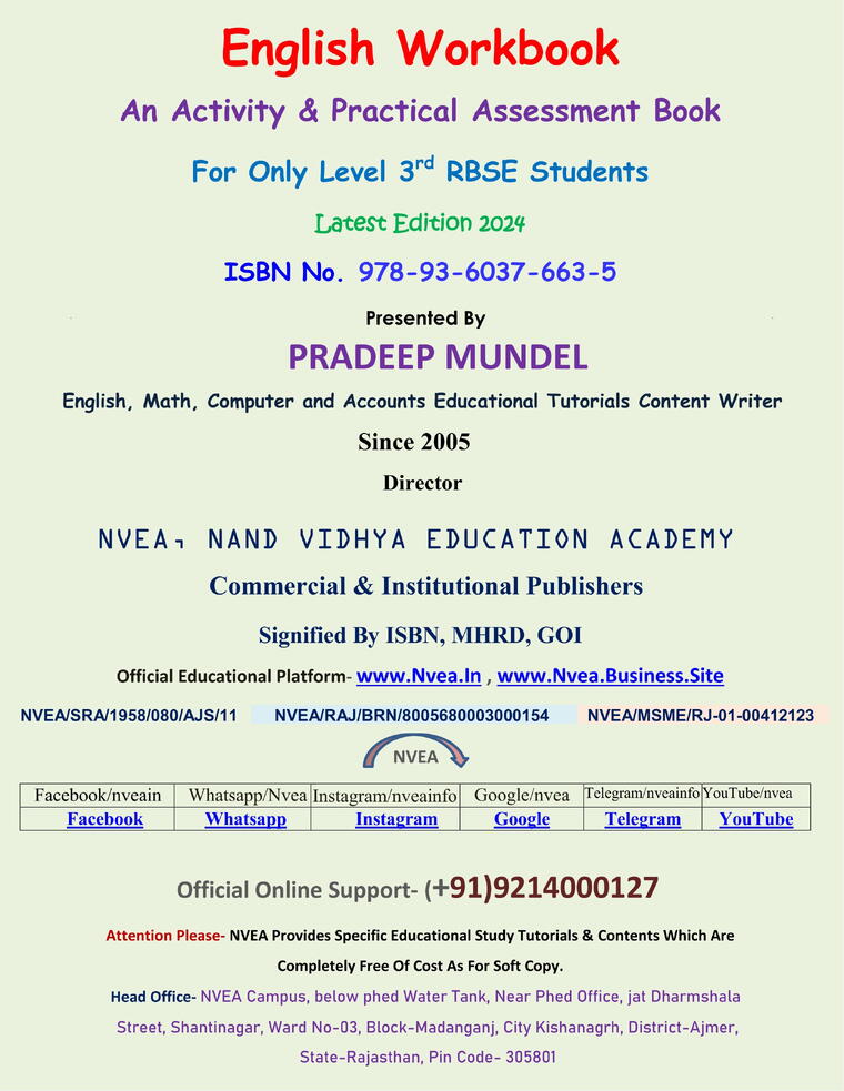 (157) Level 3 English Workbook 2024