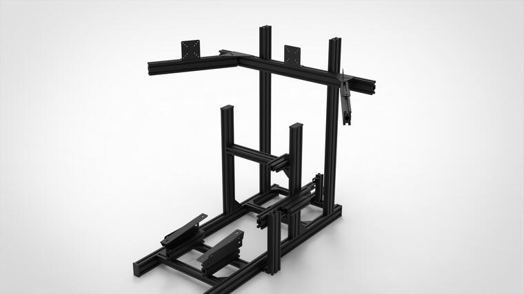 Elite Power 2-GT Edition + Integrated Triple Monitor Stand