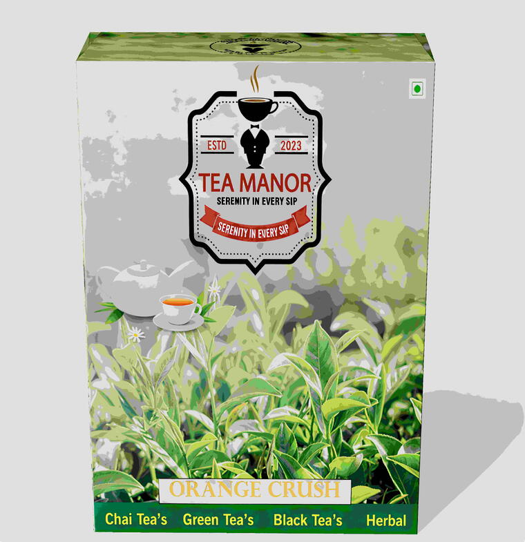 ORANGE CRUSH TEA | TEA MANOR PREMIUM TEA| (BOP) BROKEN ORANGE PEKOE| 100gms Pack