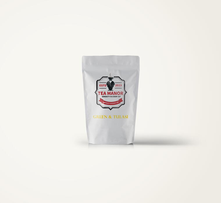 GREEN &amp; THULASI TEA| PREMIUM GREEN &amp; THULASI TEA LEAVES BLEND|100 Gms